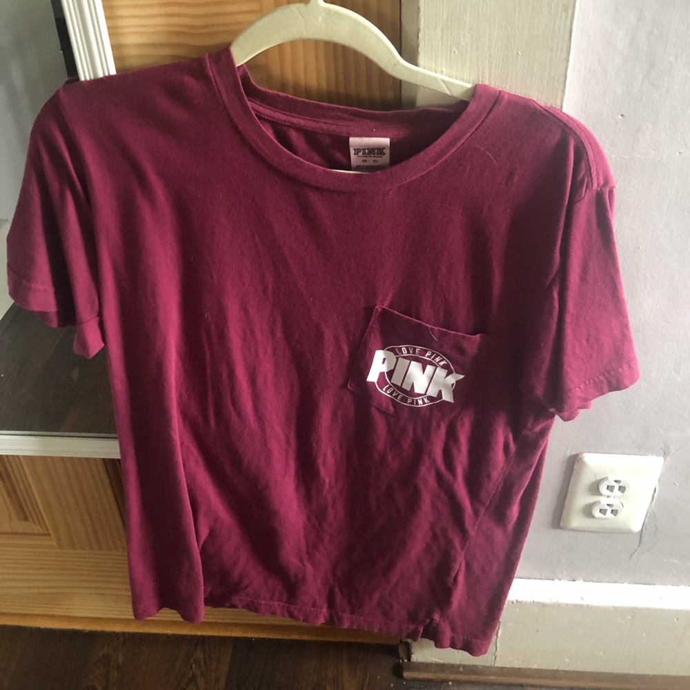 Victoria’s Secret pink shirt